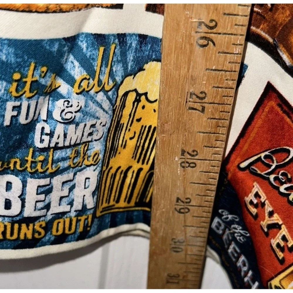 Loudmouth Golf Pants‎ 42x32 (40x30) Beer and Cocktail All Over Print Stretch
